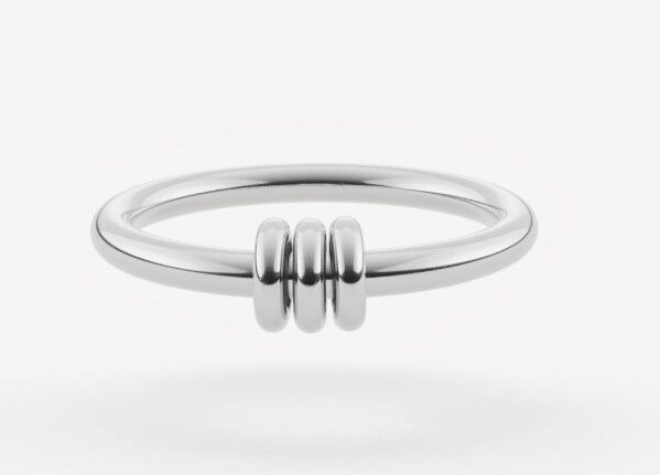 Band Ring  3D print model_1
