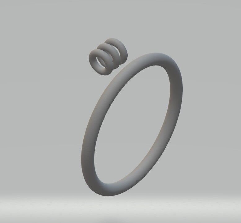 Band Ring  3D print model_6