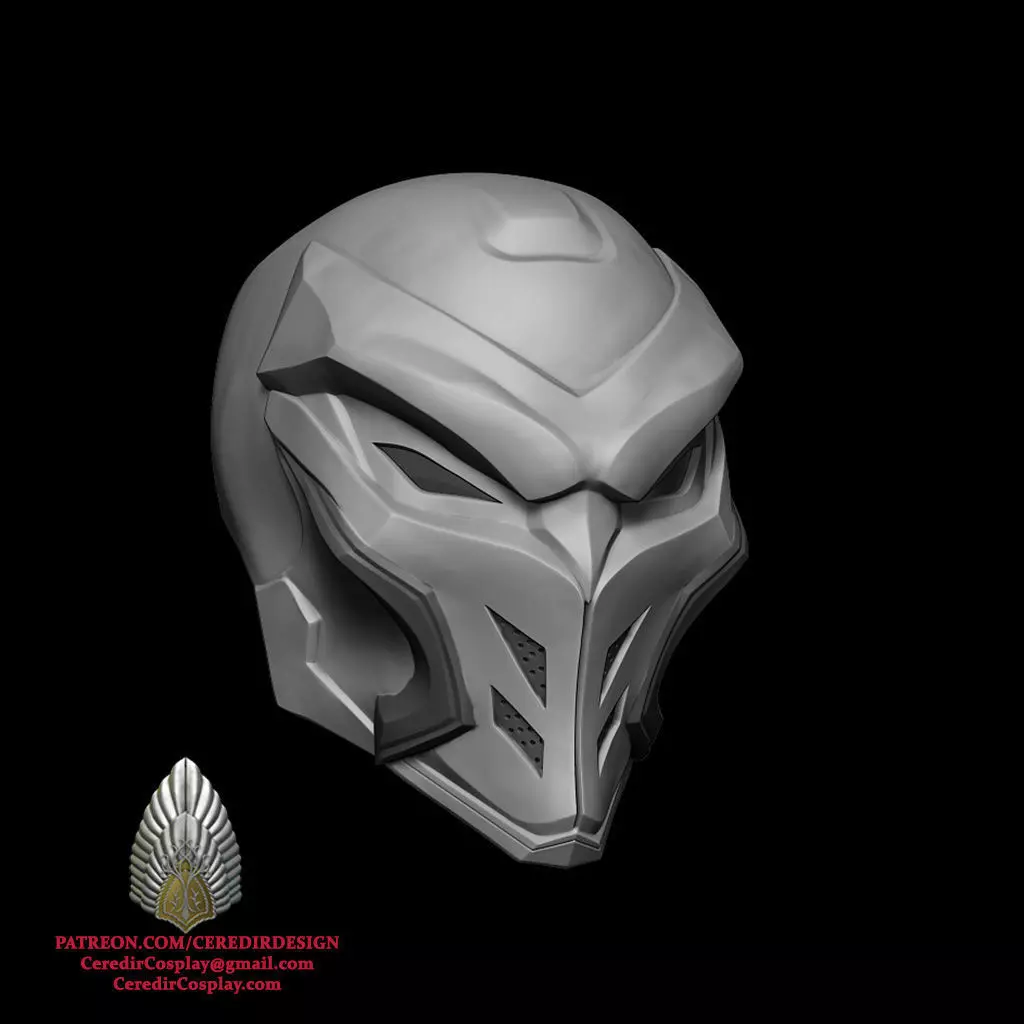 Marvel Rivals Moon Knight Helmet 3D DIGITAL DOWNLOAD 3D print model_0