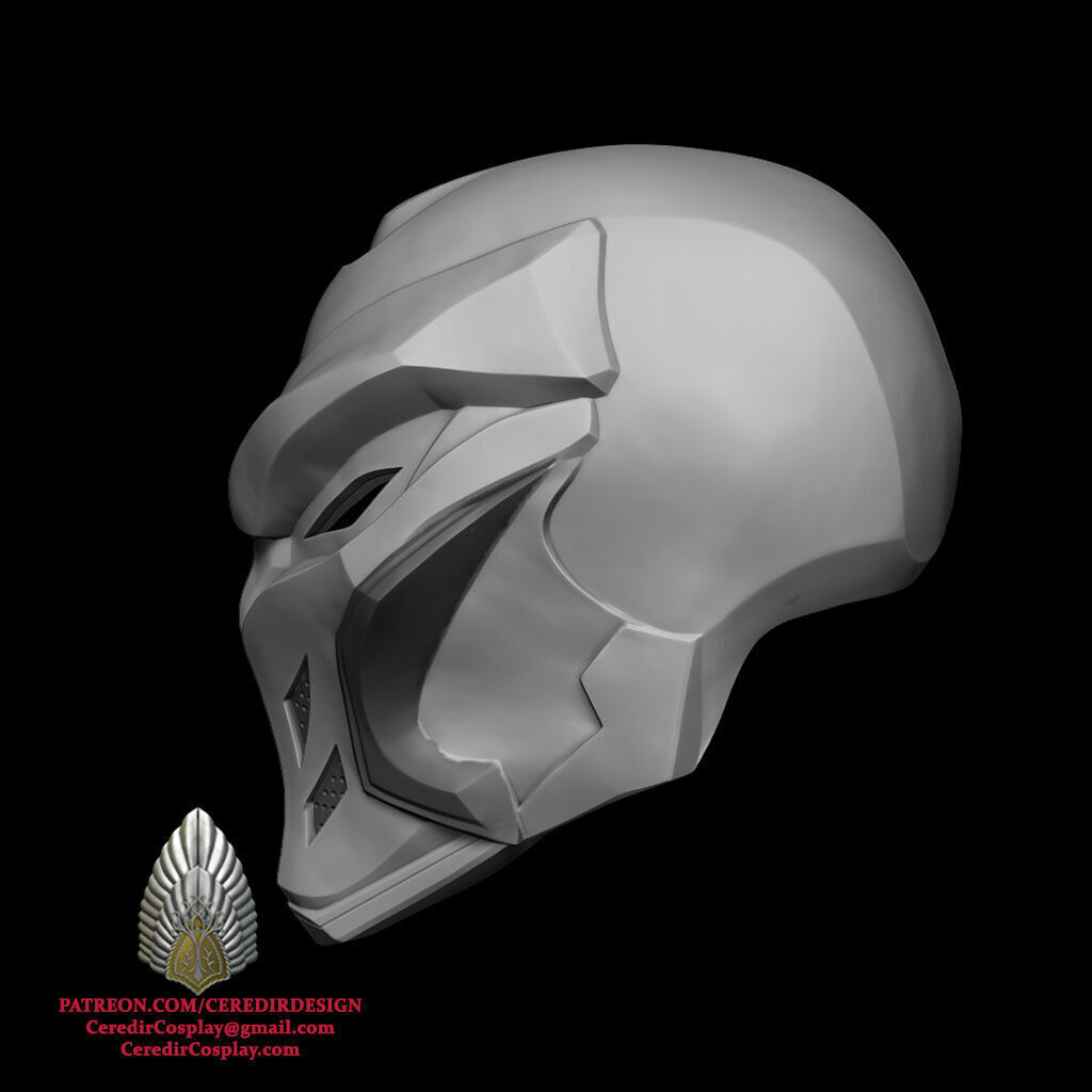 Marvel Rivals Moon Knight Helmet 3D DIGITAL DOWNLOAD 3D print model_2
