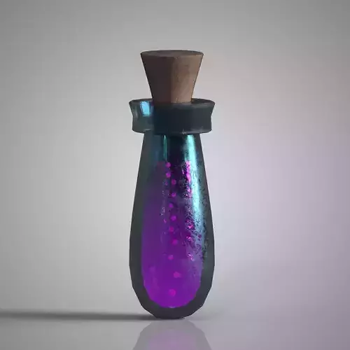 MagicMesh Potion of Invisibility Purple Variant Game Ready