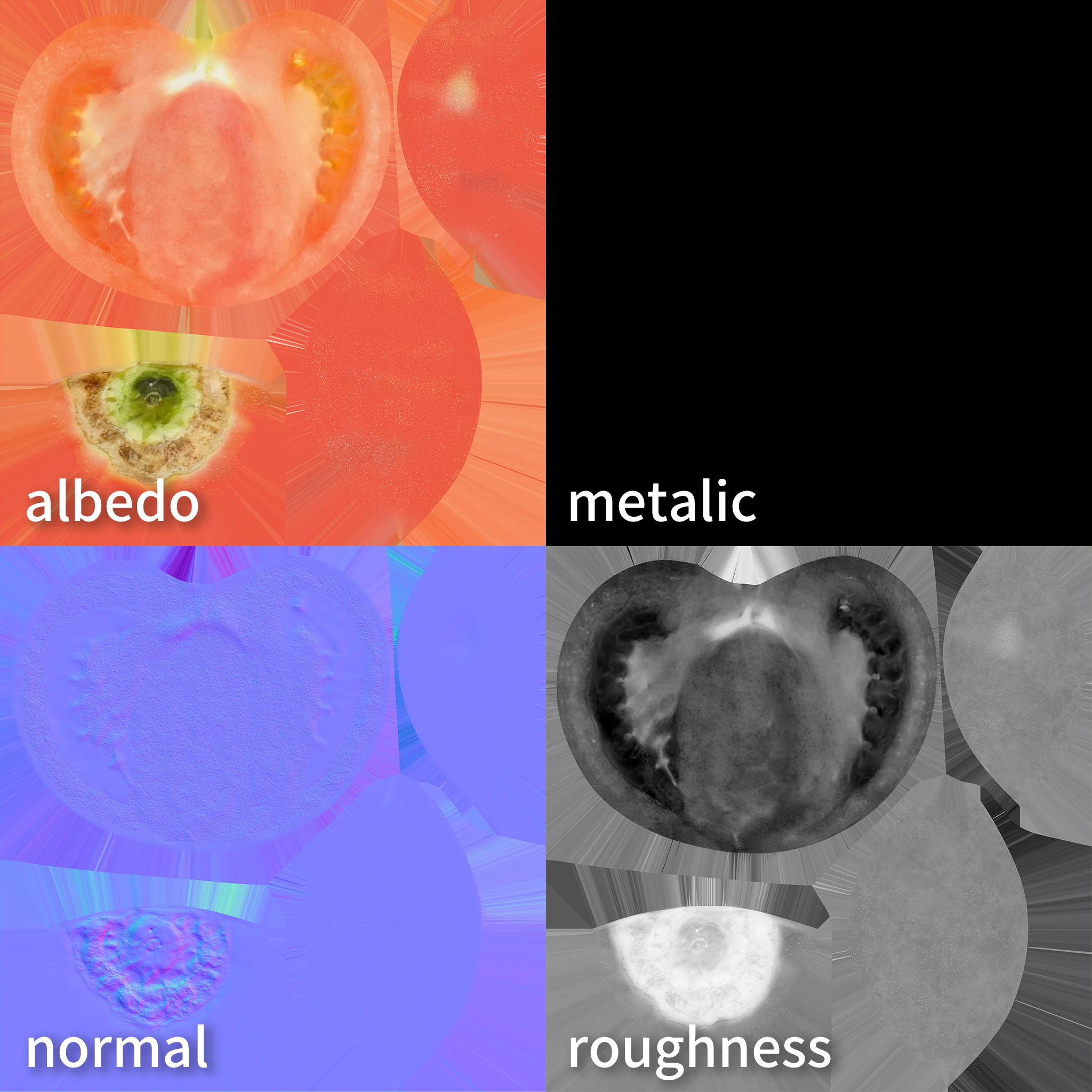 Tomatoes 3D model Bundle Pack Low-poly 3D model_29