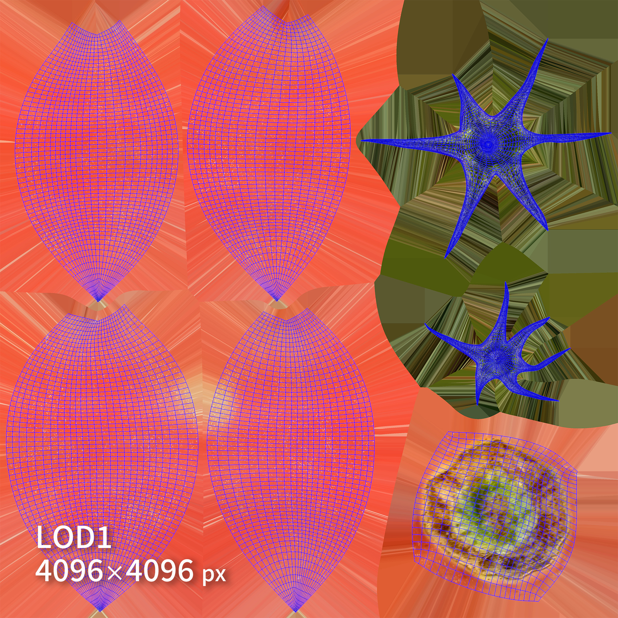 Tomatoes 3D model Bundle Pack Low-poly 3D model_22