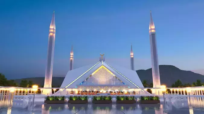 Faisal Mosque  3D model