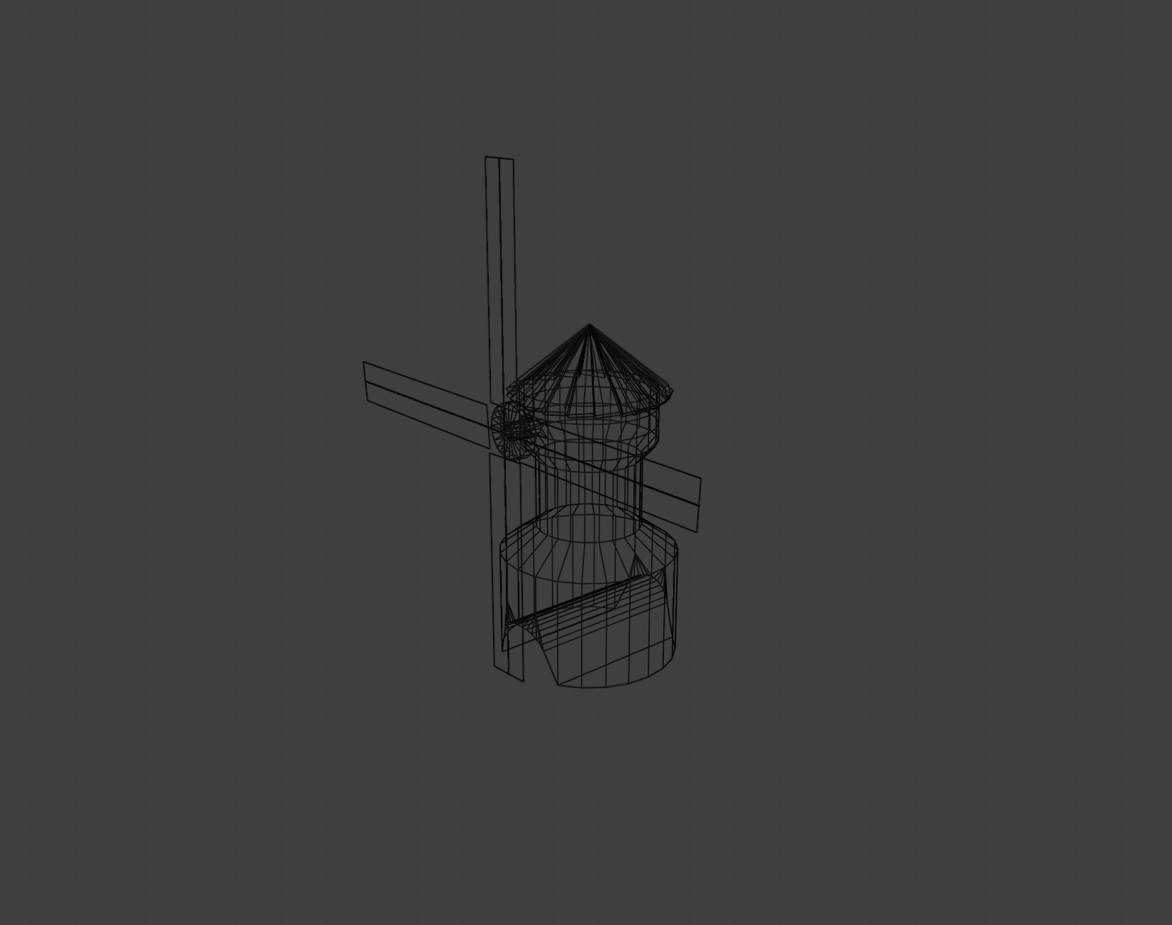 Minigolf Windmill Free low-poly 3D model_1