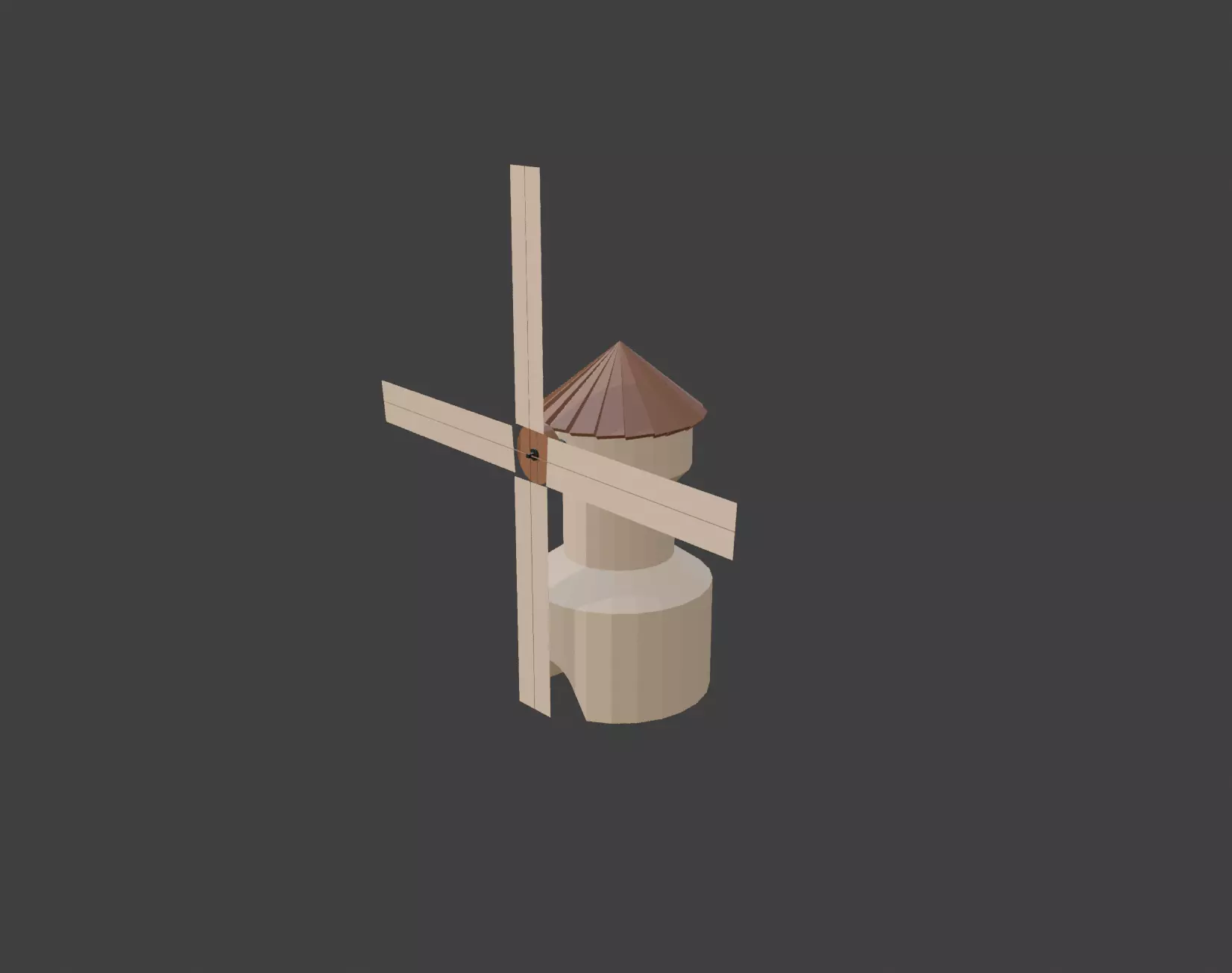 Minigolf Windmill Free low-poly 3D model_0
