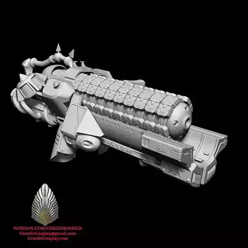 Marvel Rivals Rocket Raccoon Blaster 3D DIGITAL DOWNLOAD 3D print model