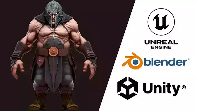 Stylized Medieval Warrior - Game Ready