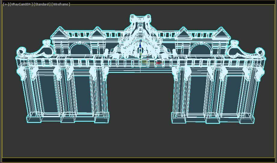 English Entry Gate 3D model_15