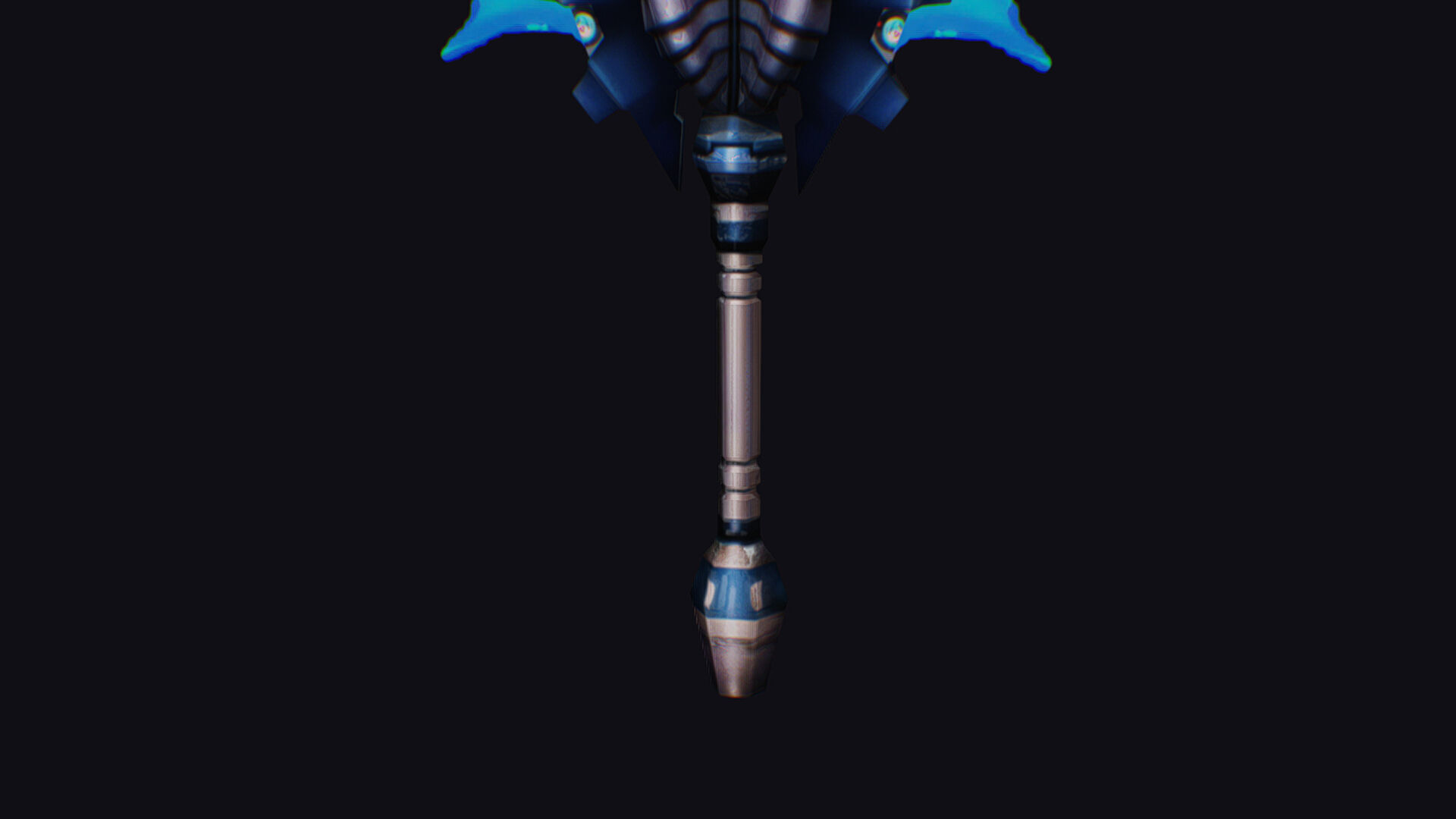 Sword Magical Cutting Fantasy Melee Dagger Iron Blade Saber Low-poly 3D model_8