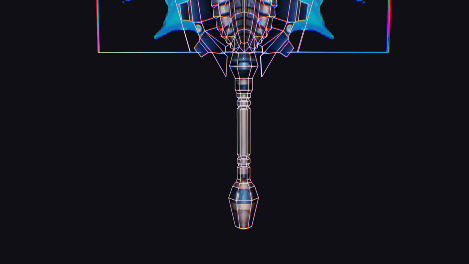 Sword Magical Cutting Fantasy Melee Dagger Iron Blade Saber Low-poly 3D model_14