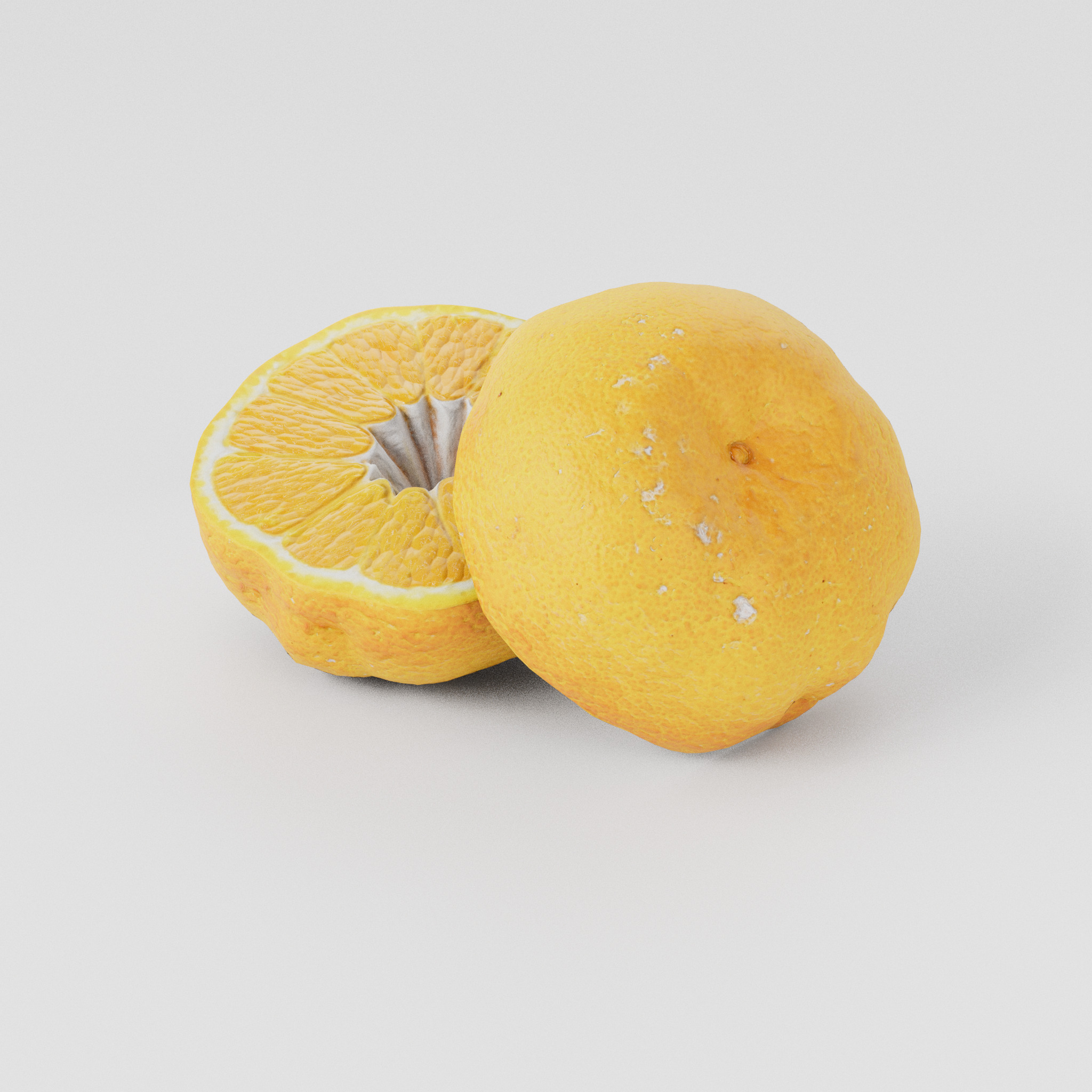 Orange 3D model Bundle Pack Low-poly 3D model_5