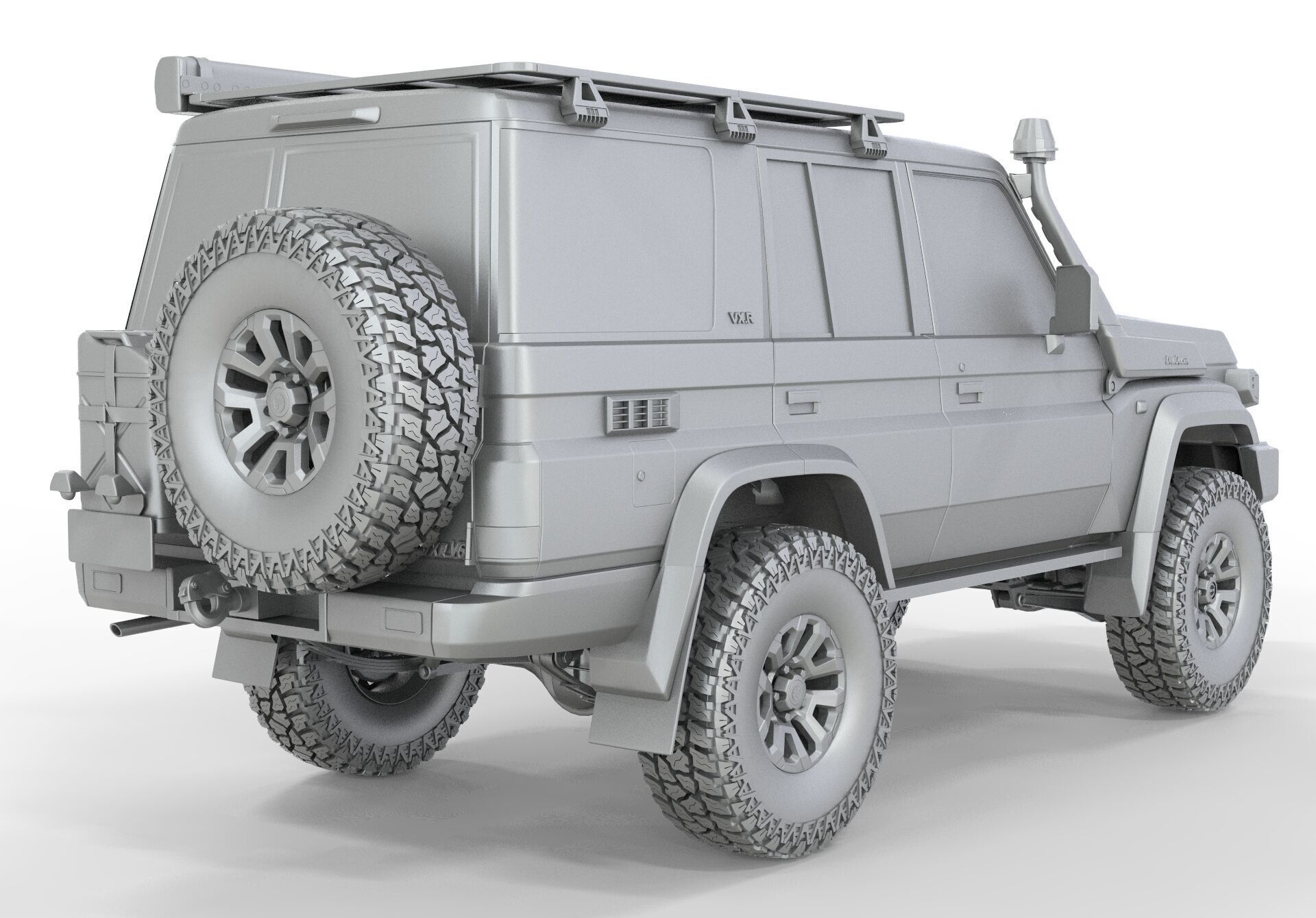 Toyota Land Cruiser LC70 2024 3D model | CGTrader