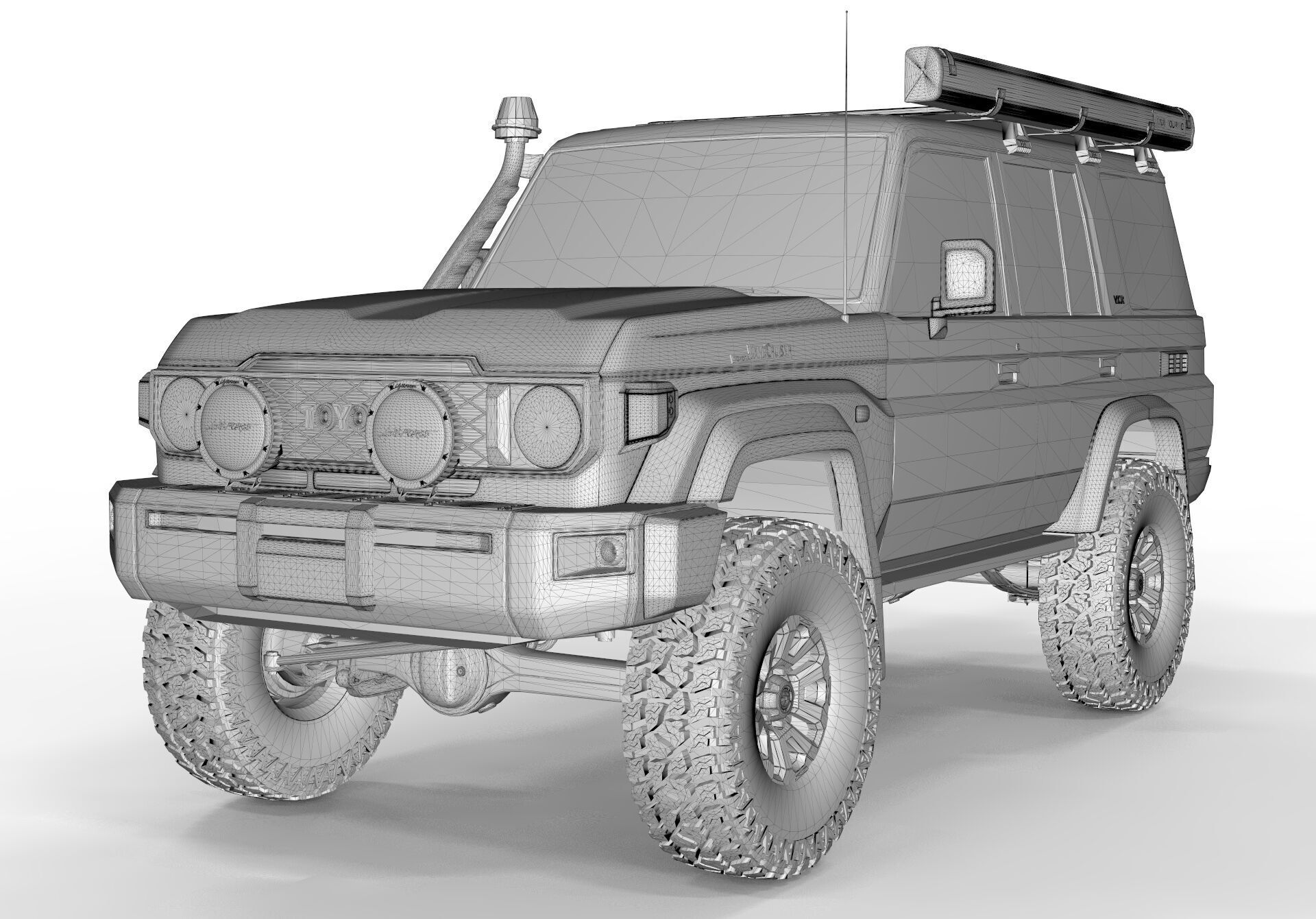 Toyota Land Cruiser LC70 2024 3D model | CGTrader
