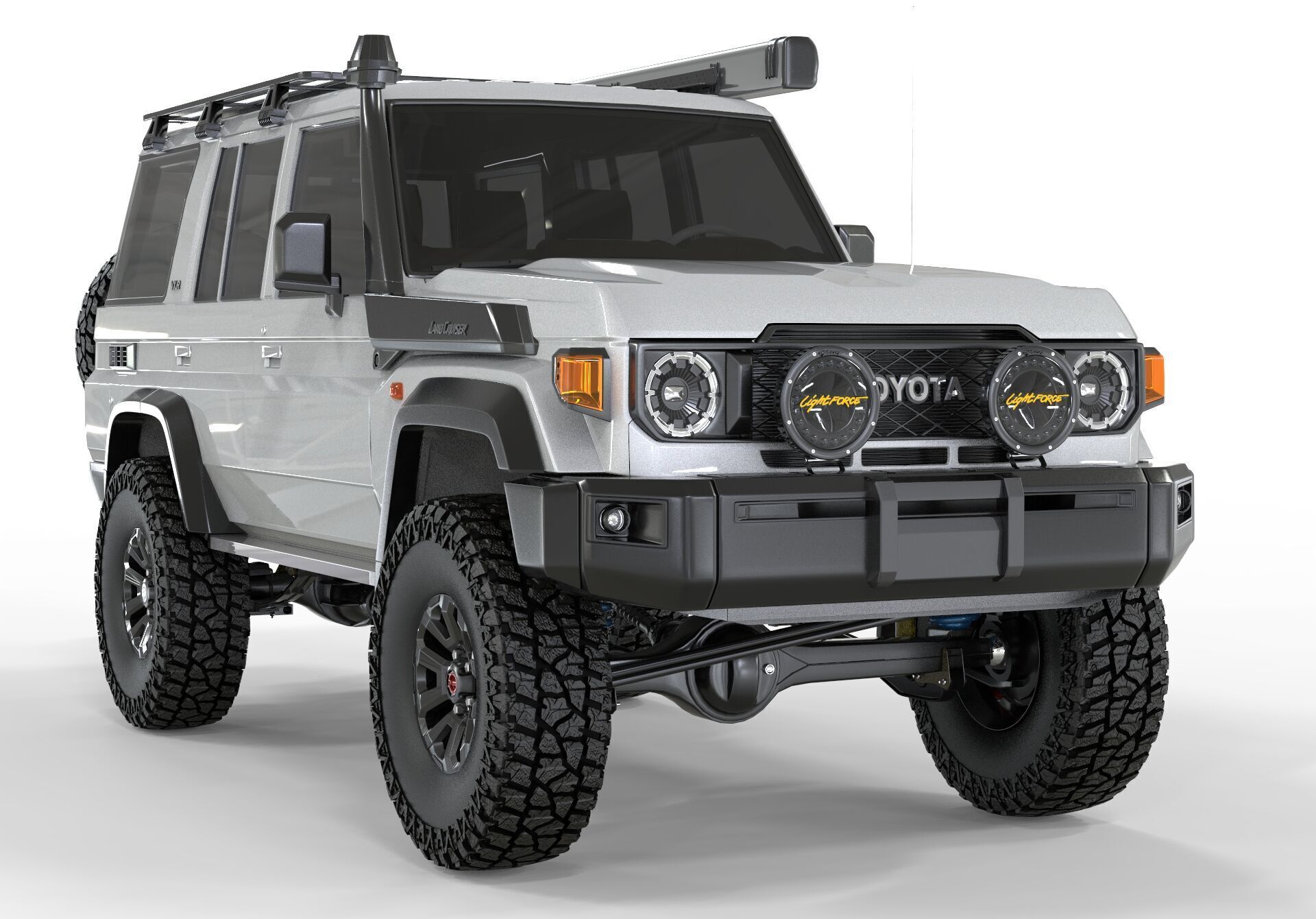 Toyota Land Cruiser LC70 2024 3D model | CGTrader