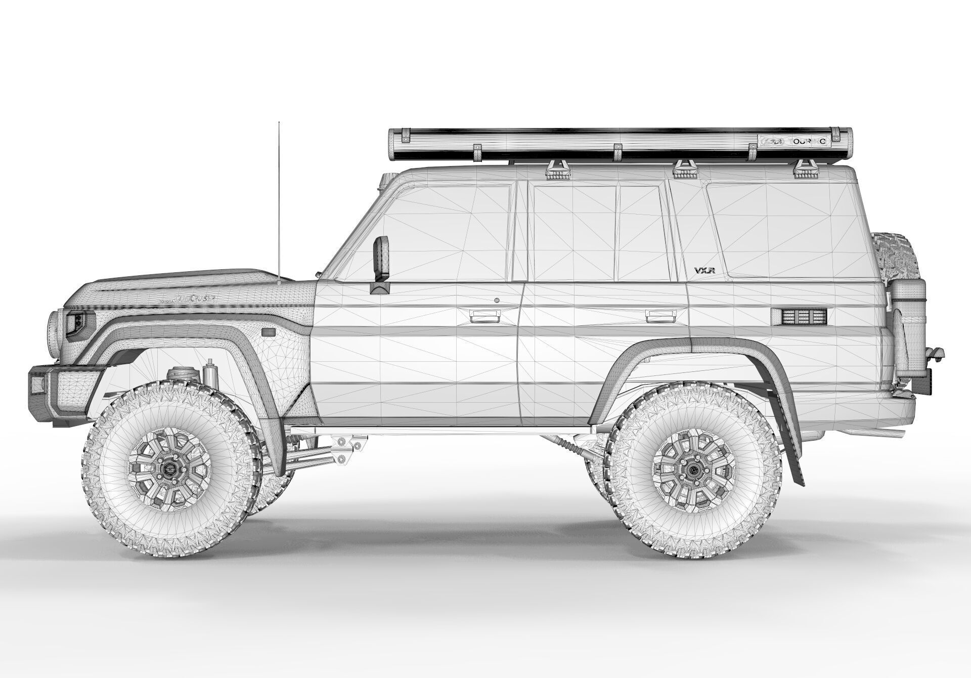 Toyota Land Cruiser LC70 2024 3D model | CGTrader