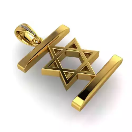 Israel Flag Pendant