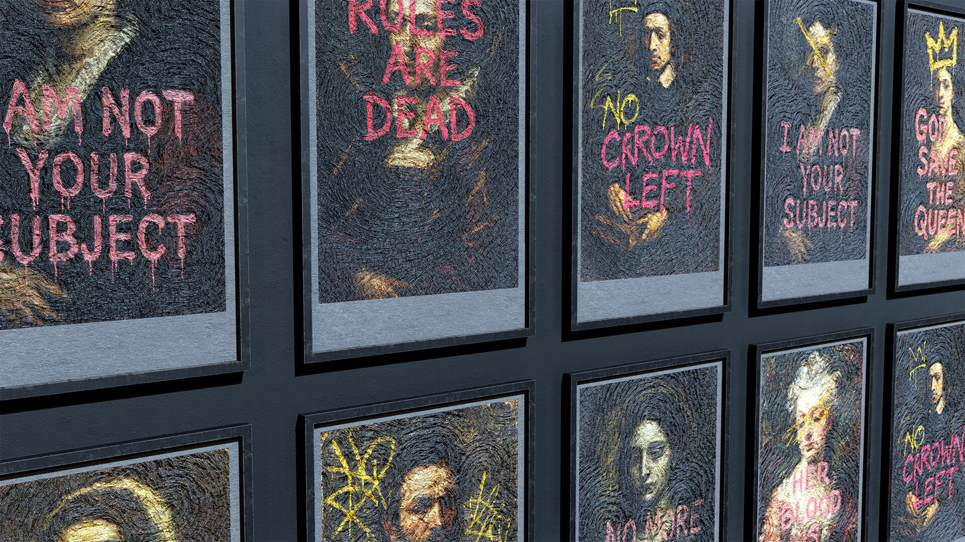 Frame Pack Vol 01 Low-Poly 3D Frame Collection Low-poly 3D model_13