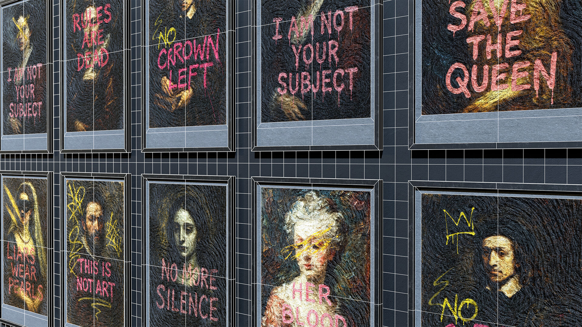 Frame Pack Vol 01 Low-Poly 3D Frame Collection Low-poly 3D model_8