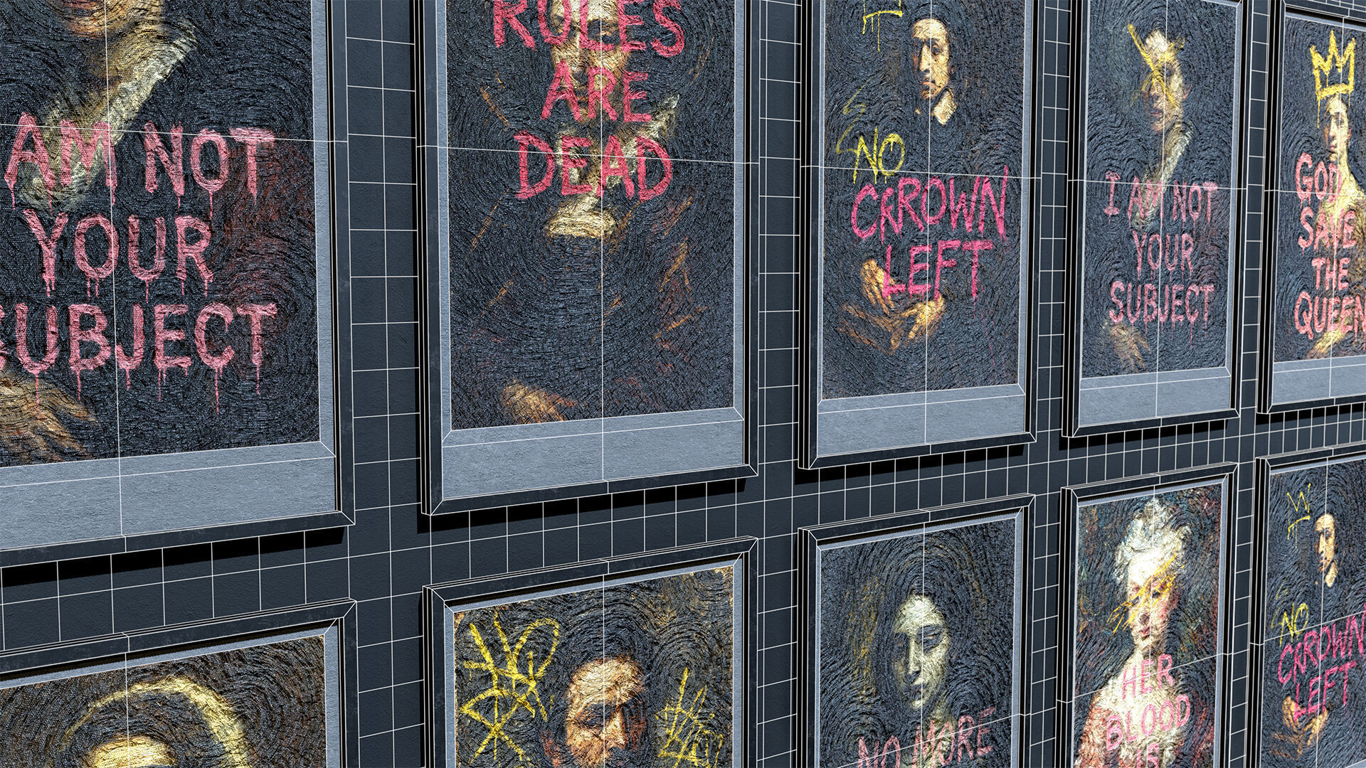 Frame Pack Vol 01 Low-Poly 3D Frame Collection Low-poly 3D model_9