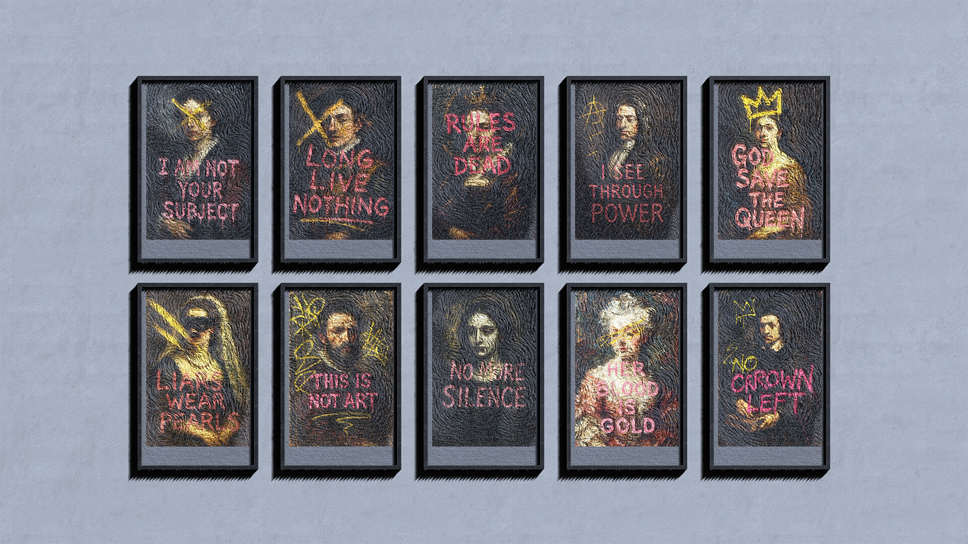 Frame Pack Vol 01 Low-Poly 3D Frame Collection Low-poly 3D model_3