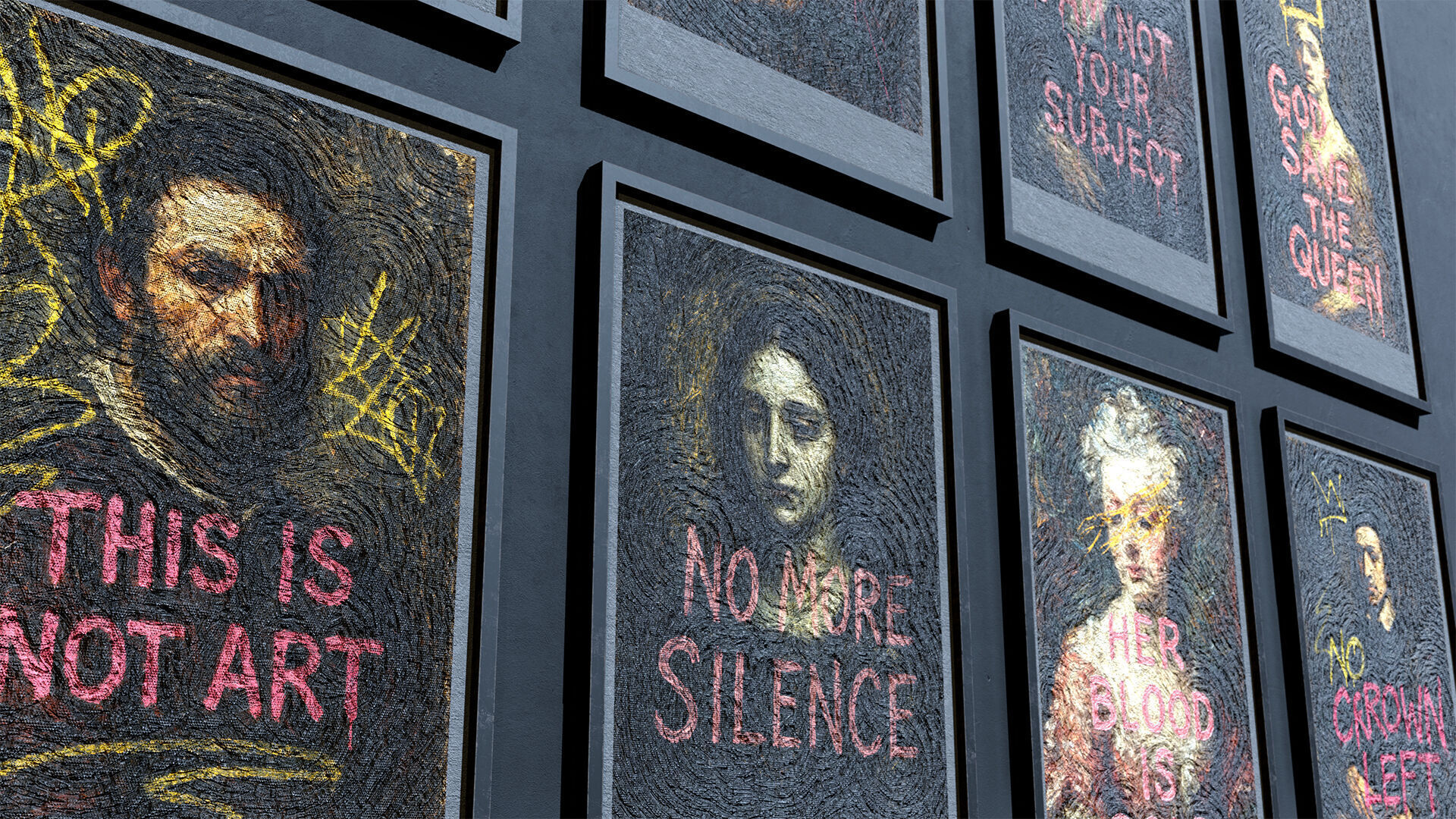 Frame Pack Vol 01 Low-Poly 3D Frame Collection Low-poly 3D model_7