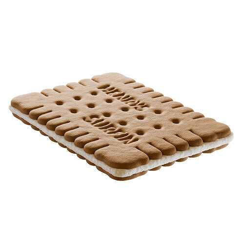 Realistic 3D biscuit for blender 3D model 3