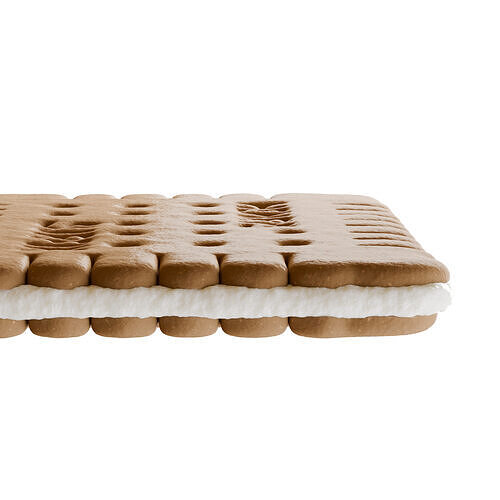 Realistic 3D biscuit for blender 3D model 5