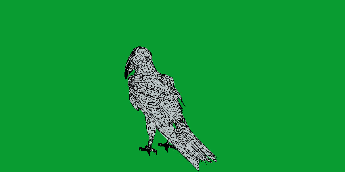 Keel Billed Toucan Bird Low-poly 3D model_35