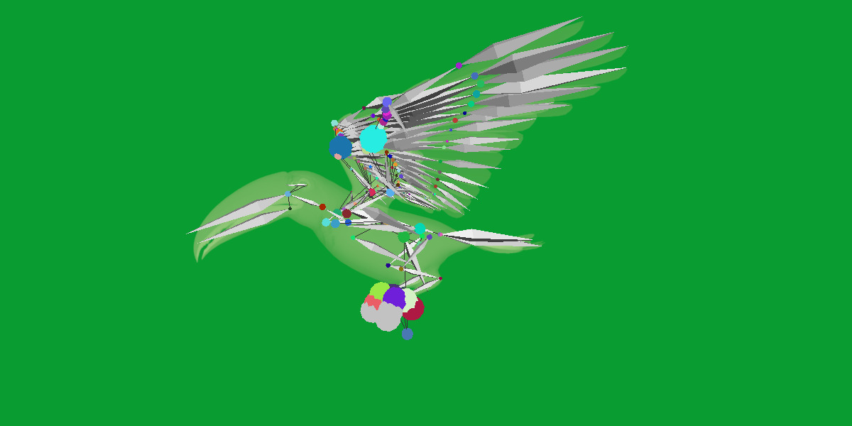 Keel Billed Toucan Bird Low-poly 3D model_41