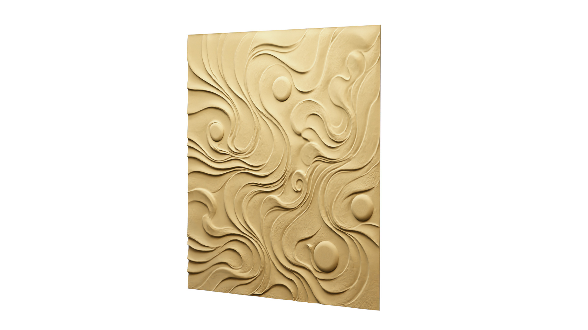 3D Wall Panel mural decor set relief stl cnc15 3D model_9