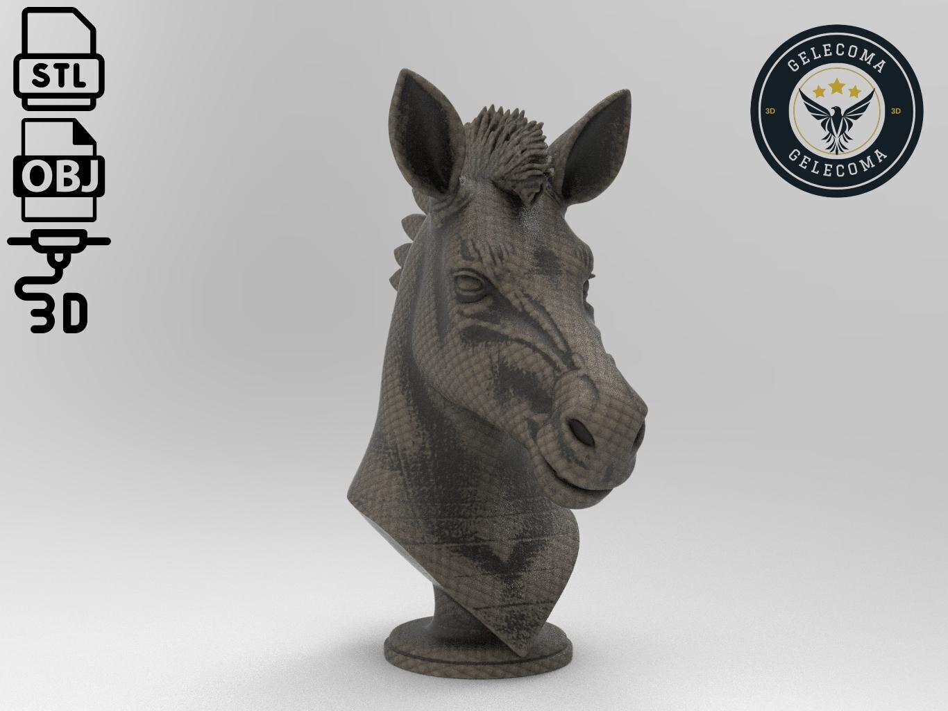 Zebra Animal 3d Printing 3D print model_2