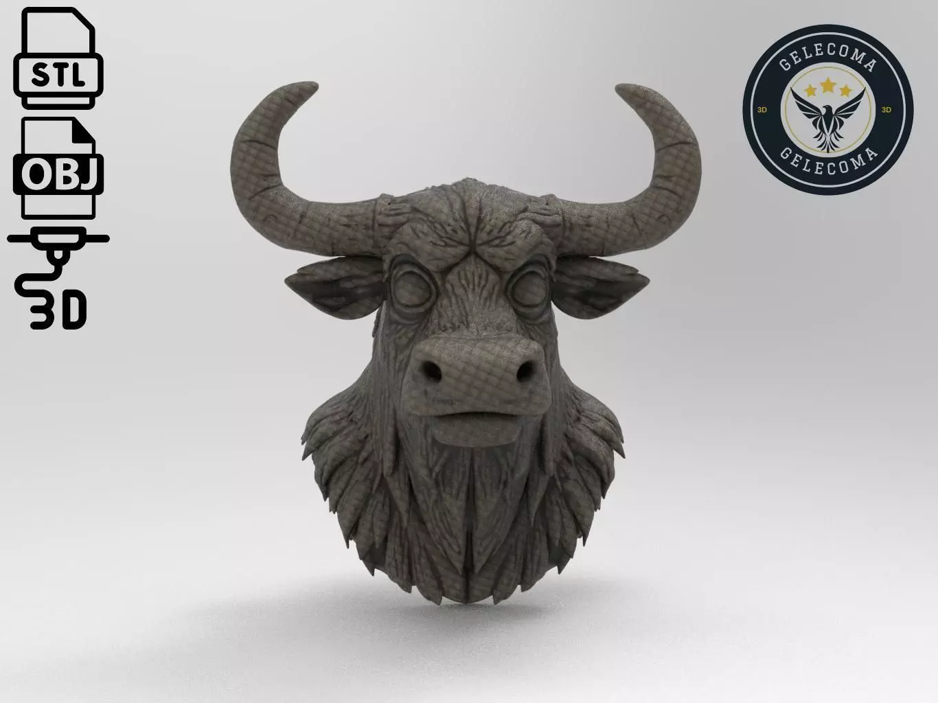 Yak Animal 3d Printing 3D print model_0
