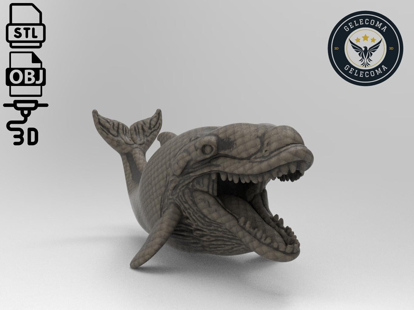 Whale Animal 3d Printing 3D print model_2