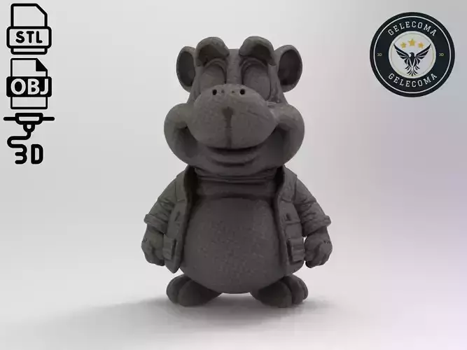 Toad Animal 3d Printing 3D print model