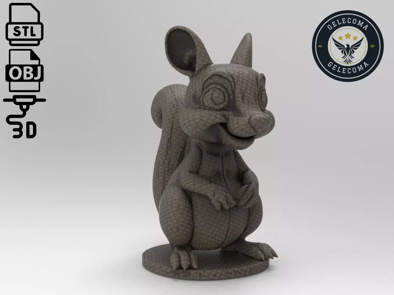 Squirrel Animal 3d Printing 3D print model_0