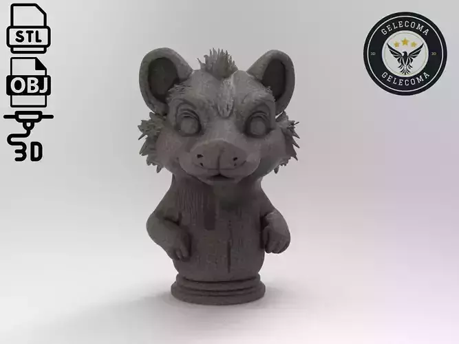 Skunk Animal 3d Printing