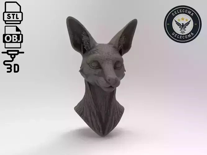 Serval Animal 3d Printing