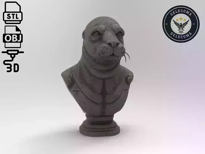 Seal Animal 3d Printing