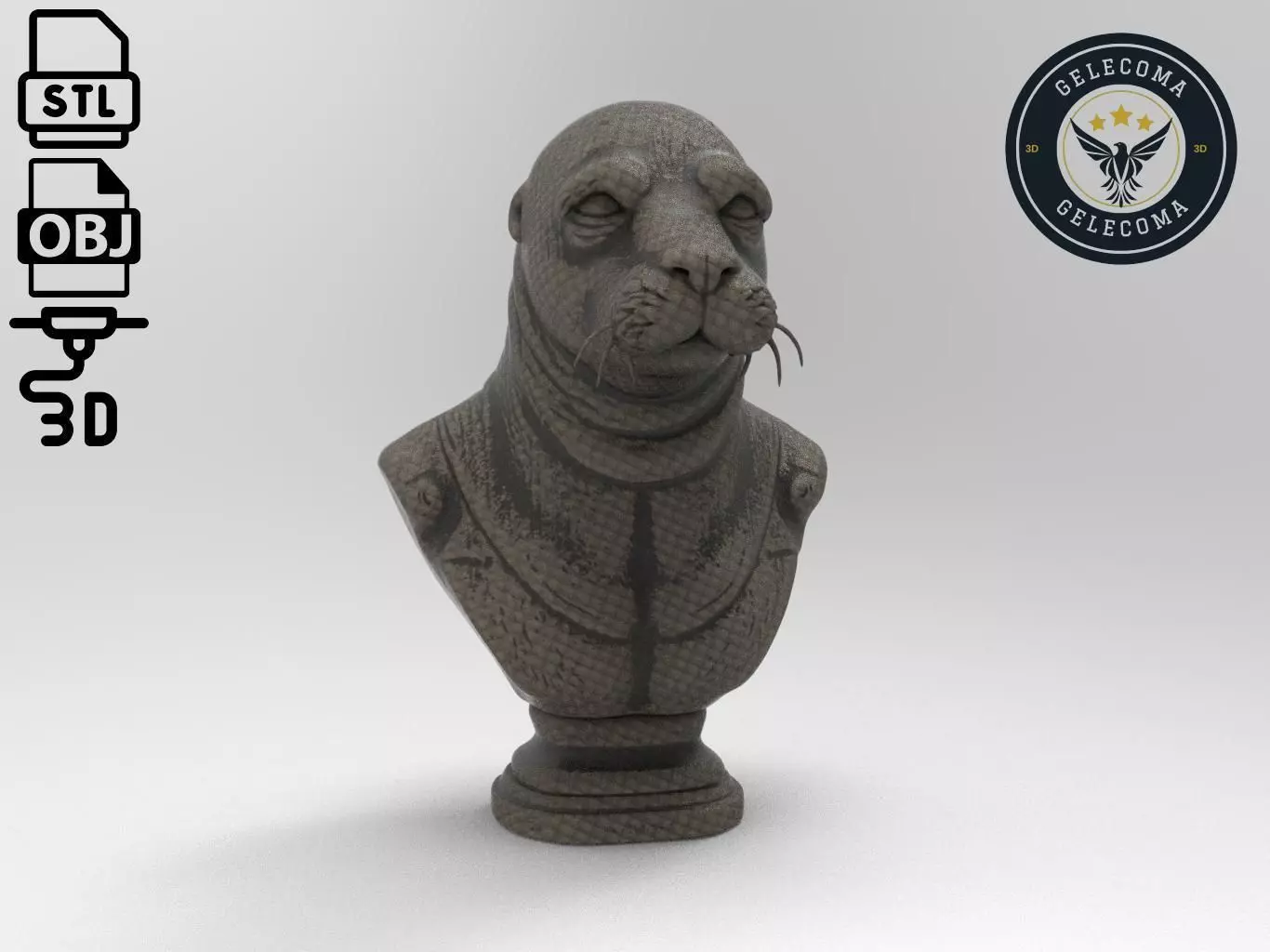 Seal Animal 3d Printing 3D print model_0