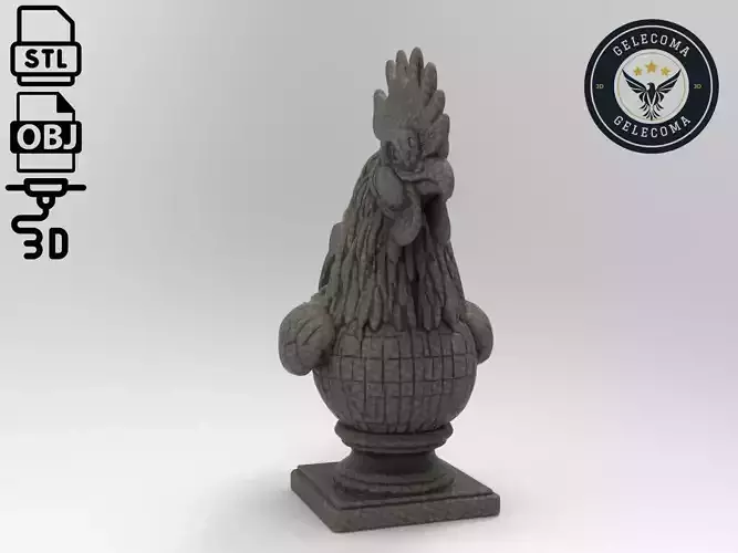 Rooster Animal 3d Printing