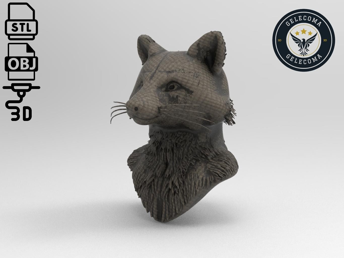 Raccoon Animal 3d Printing 3D print model_1