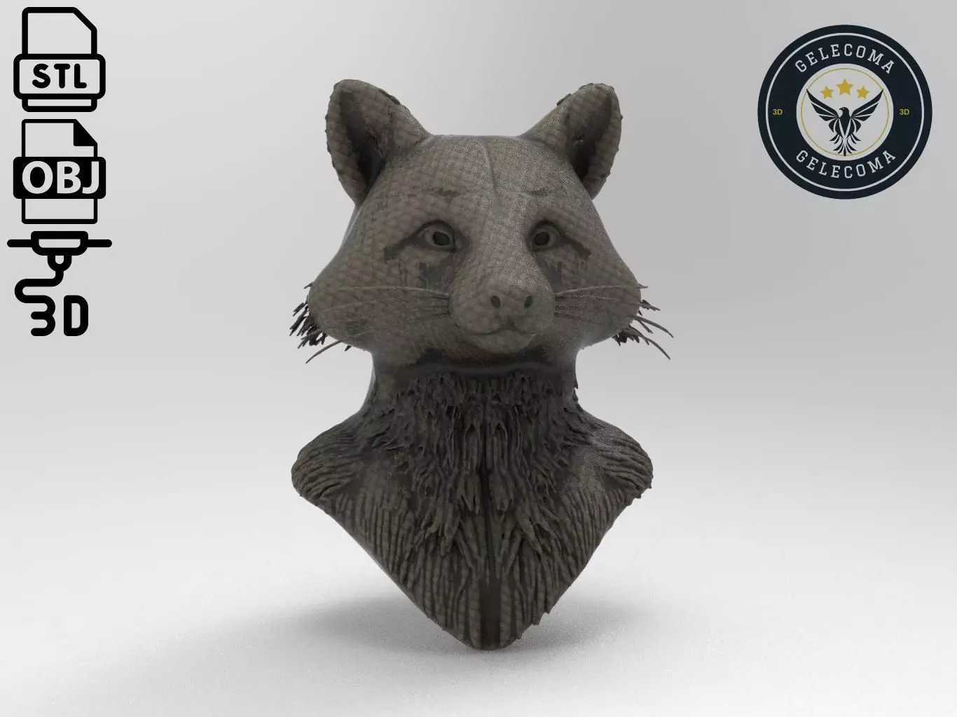 Raccoon Animal 3d Printing 3D print model_0