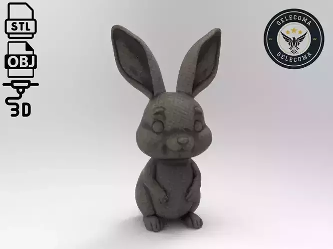 Rabbit Animal 3d Printing 3D print model