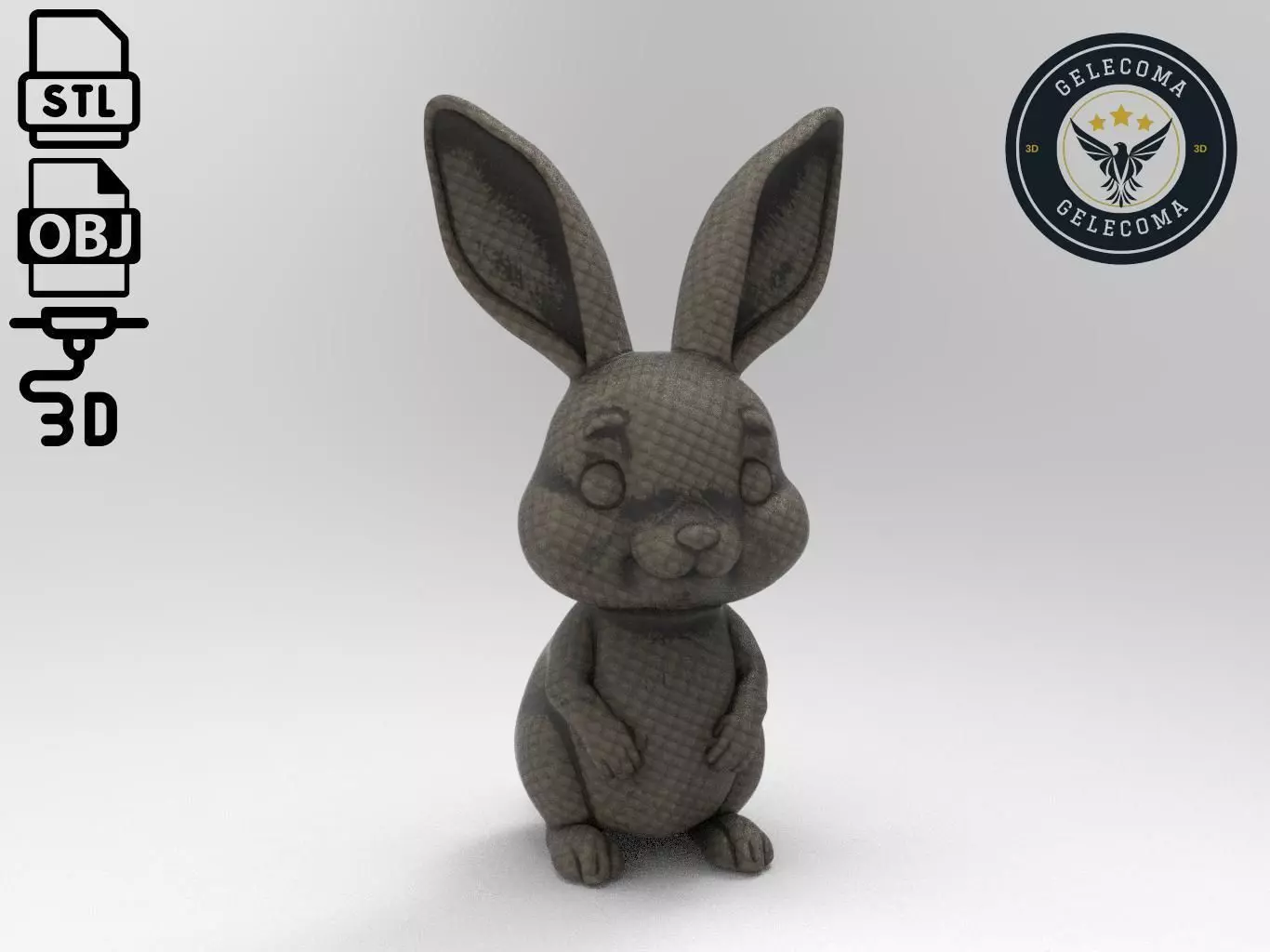 Rabbit Animal 3d Printing 3D print model_0