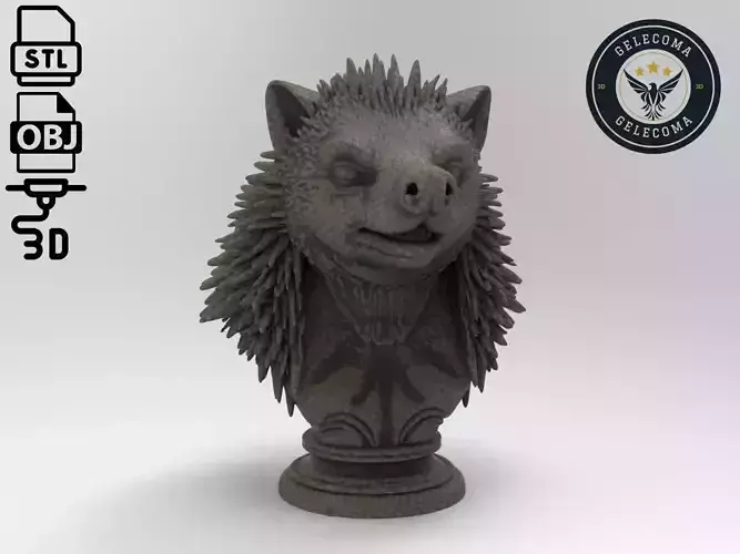 Porcupine Animal 3d Printing