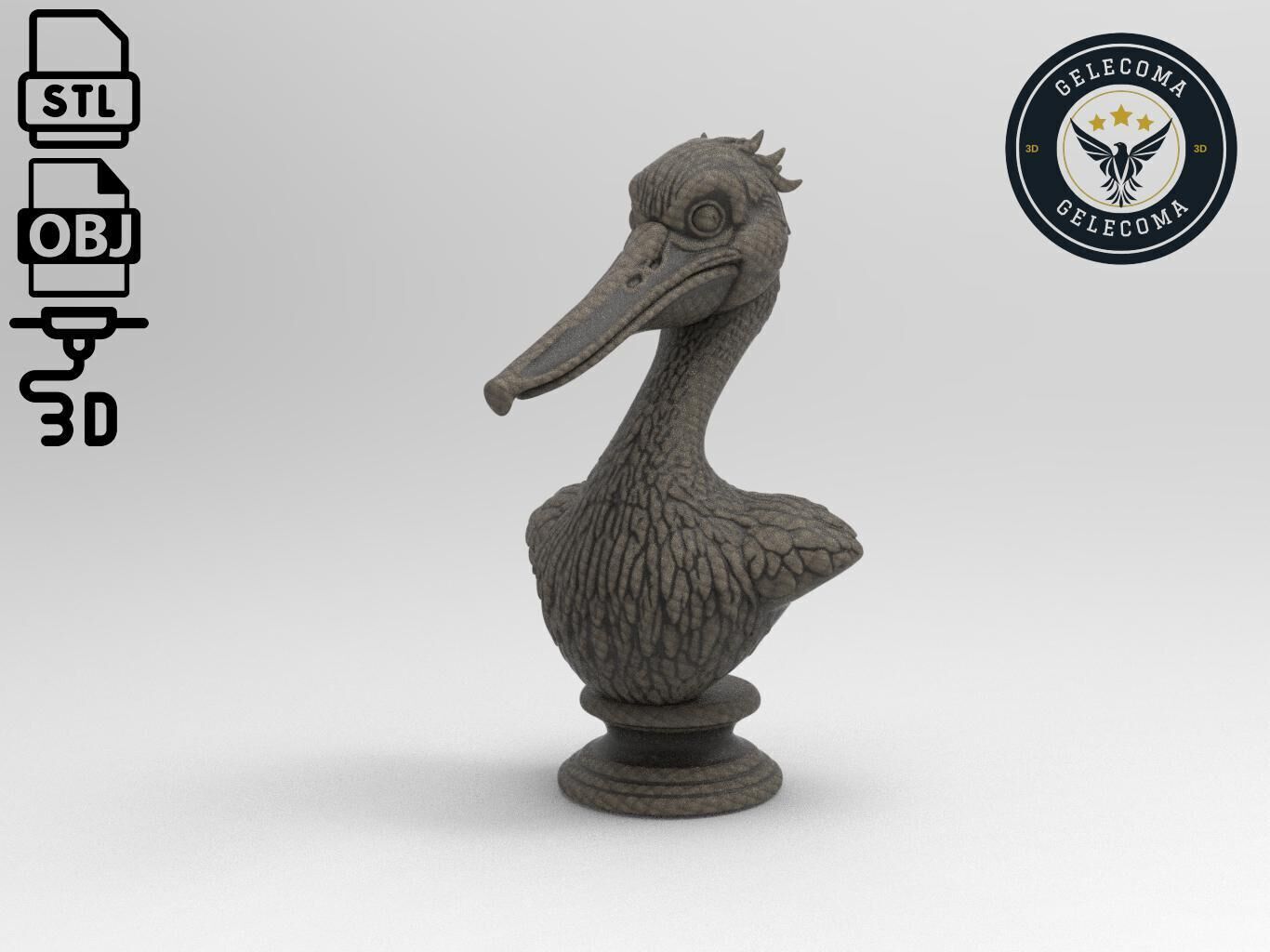 Pelican Animal 3d Printing 3D print model_1