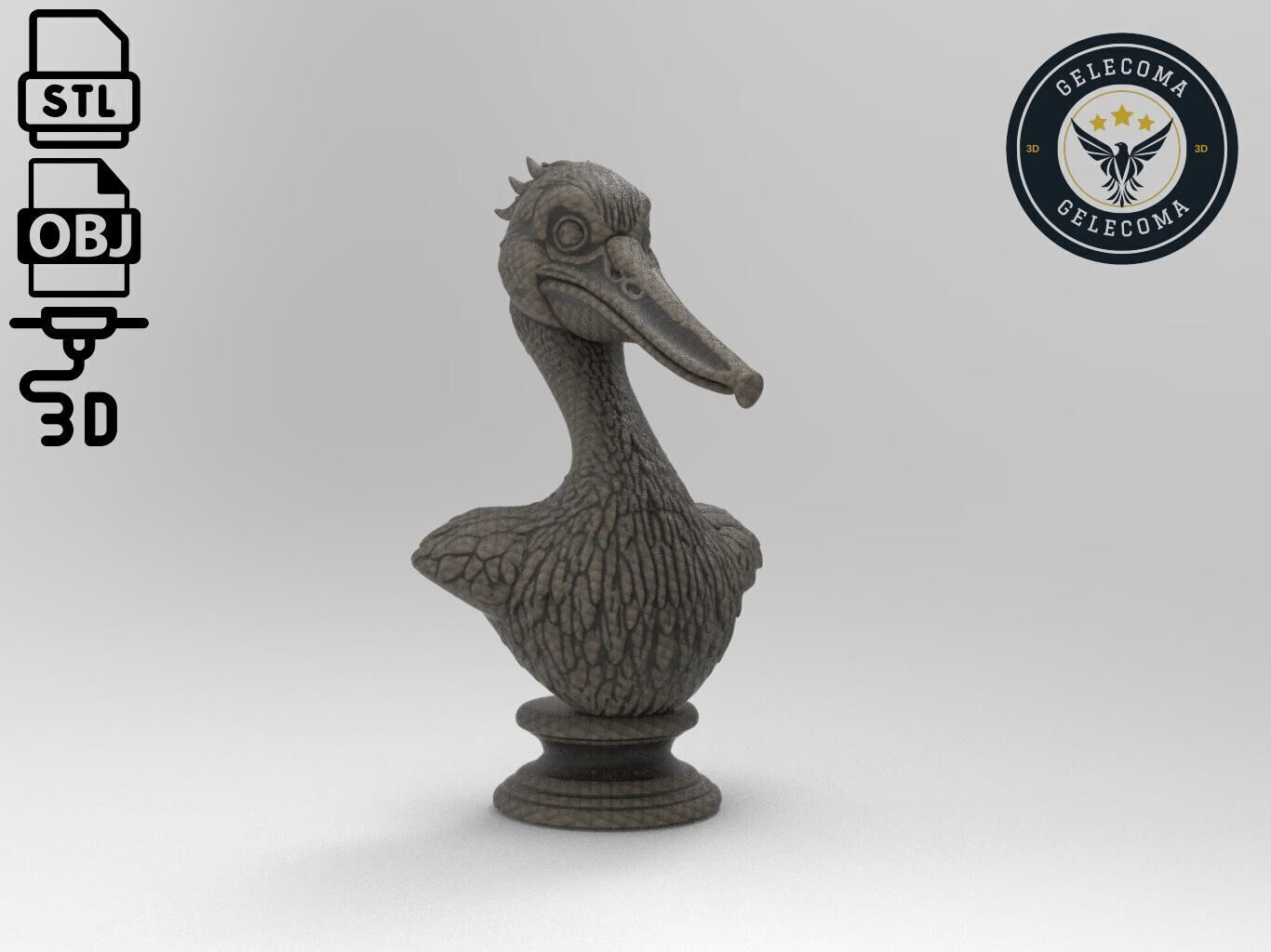 Pelican Animal 3d Printing 3D print model_2