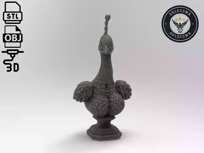 Peacock Animal 3d Printing