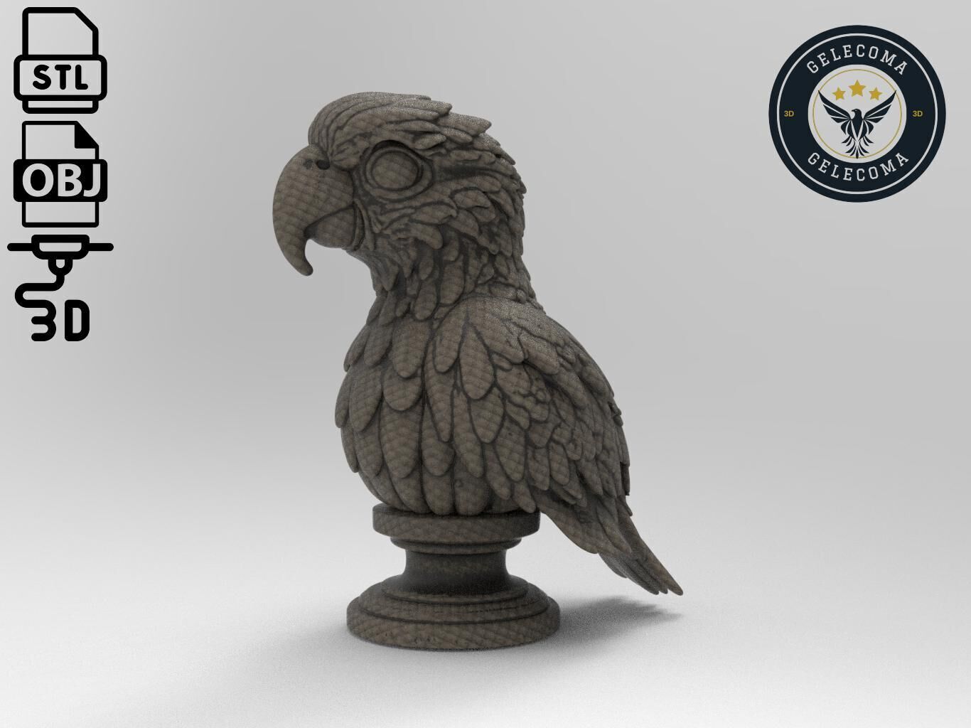 Parrot Animal 3d Printing 3D print model_2
